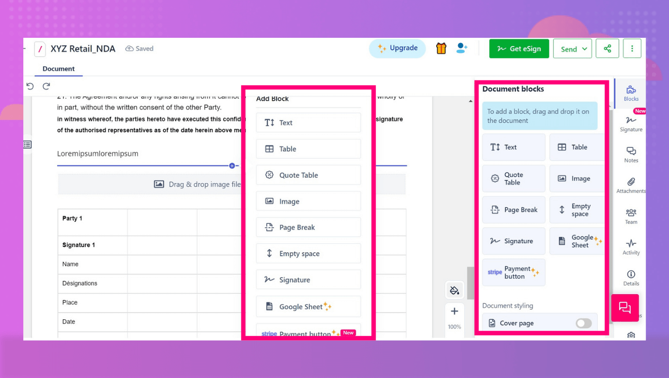 Revv's document composer is feature-loaded compared to its competitors