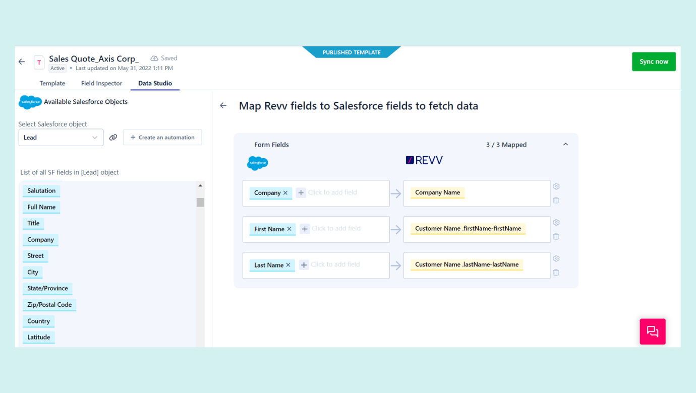 Contract management software like Revv provides secure capture of data between different business platform/s