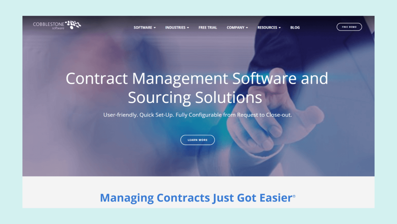 Contract management app ContractInsight know for ease of use, price and automation benefits  