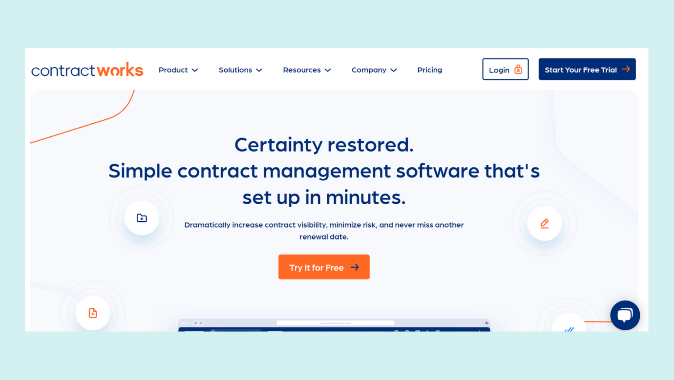 Contract management software like ContractWorks provides free trials besides their price plans