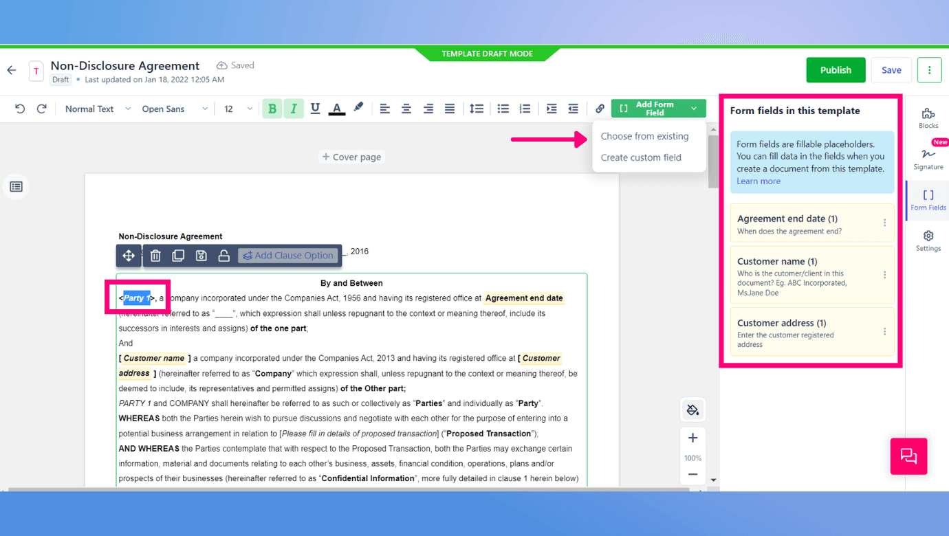 Form fields in Revv software enhance your configure price quote cpq procedure and sales through guided selling