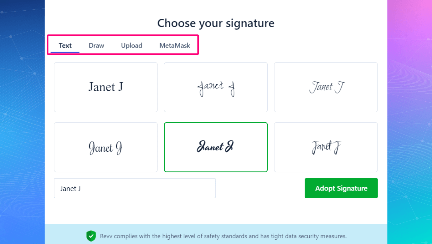 With Revv as your cpq application, send quotes to your customers for eSignatures