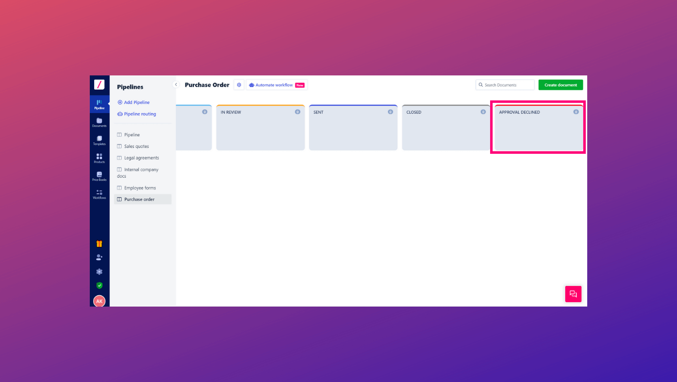 Add or edit existing lanes by using automate workflow feature