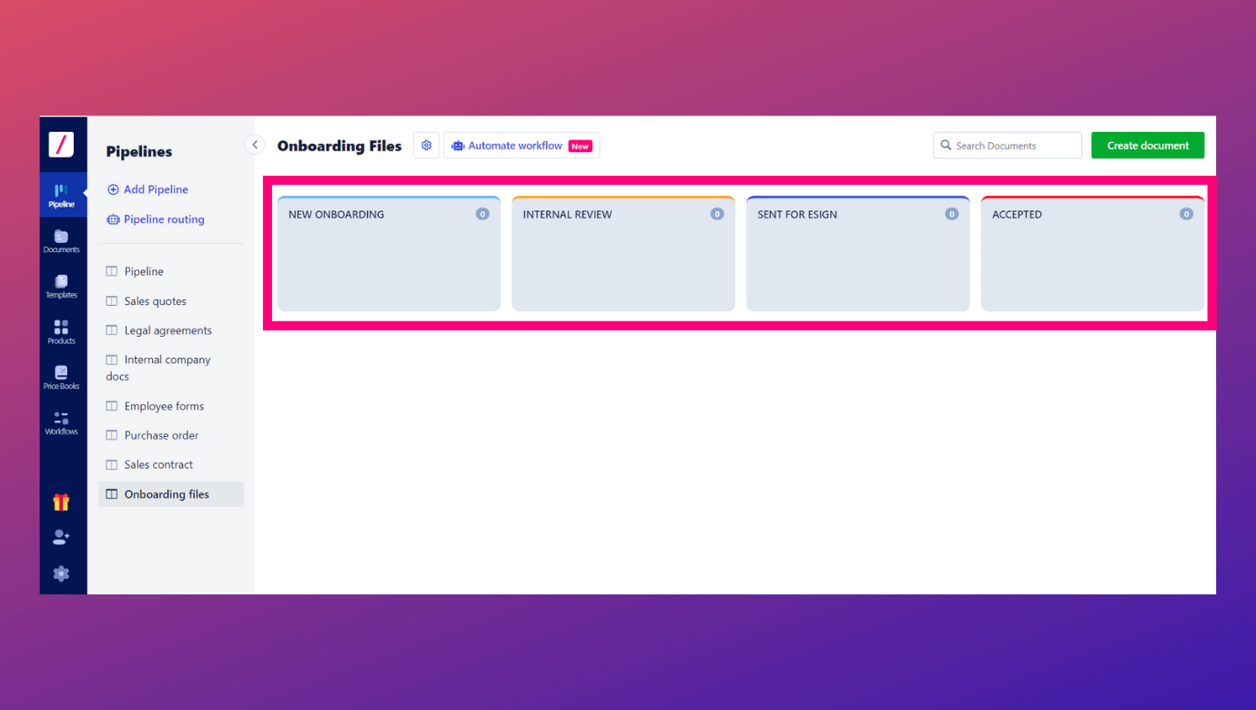 The manager or team can add new lanes as per organization requirements